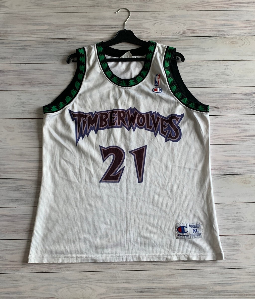 Minnesota Timberwolves NBA Basketball Champion jersey Shirt Size