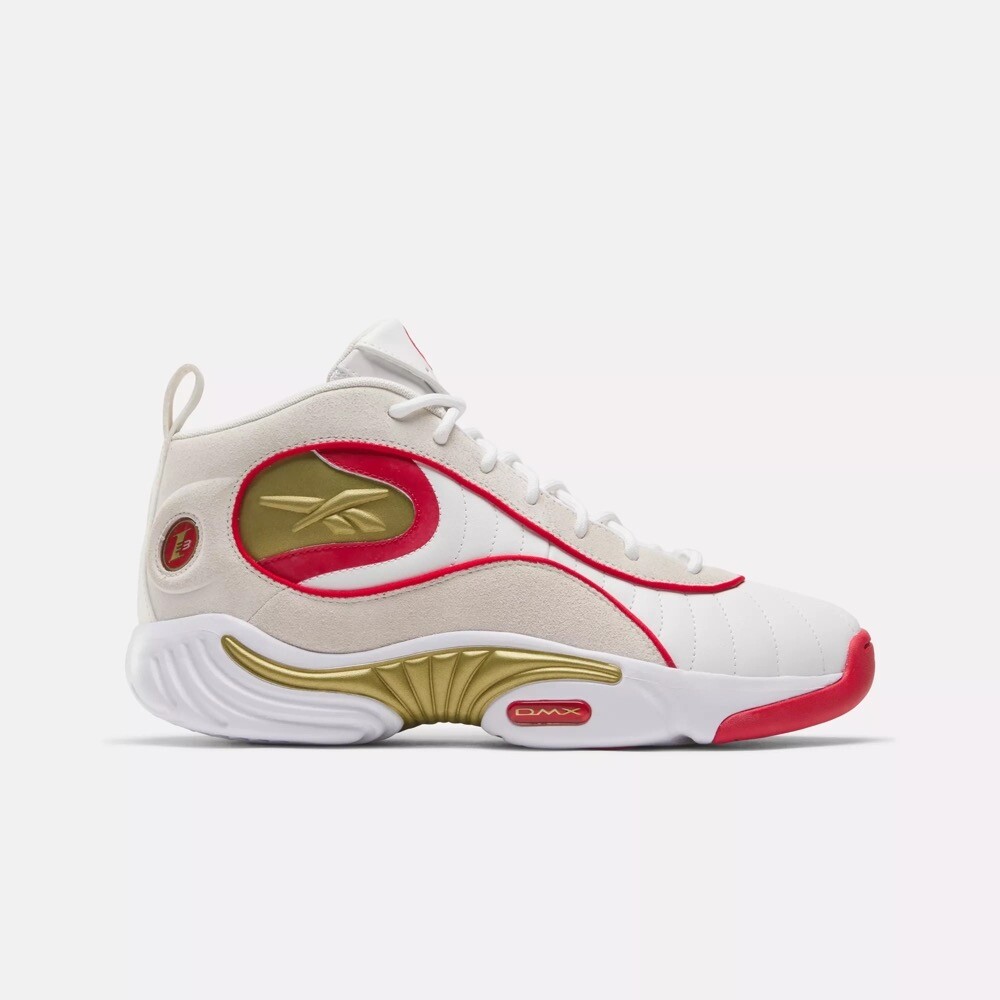 Men Reebok Answer III 3 Shoes Sneakers White Red Gold 100200996