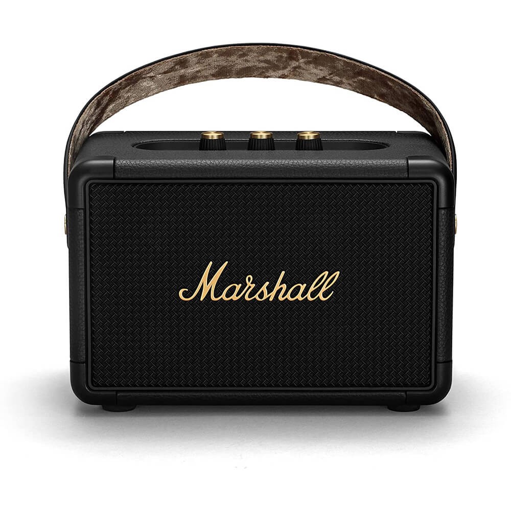 Marshall Kilburn II Portable Bluetooth Speaker, Black and Brass | eBay