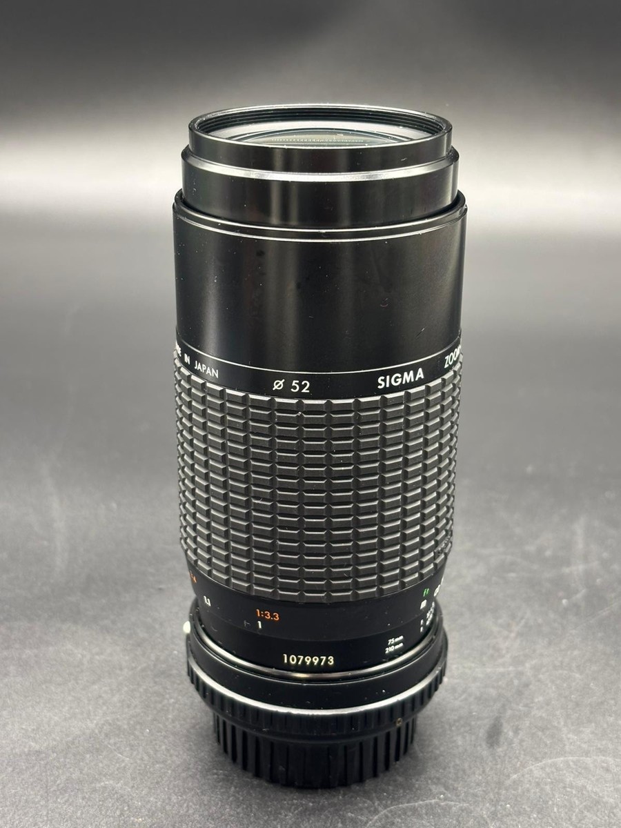 SIGMA ZOOM - K III 1:3.5-4.5 f=75-210mm MULTI -COATED Lens | eBay