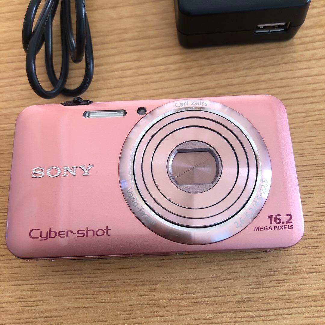 美品/動作品】SONY Cyber-shot DSC-T77 ピンク コンデジ SONY DSC-T77