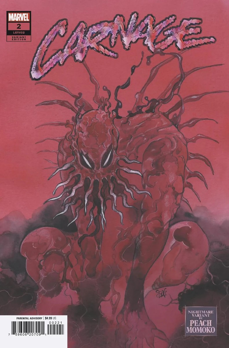 CARNAGE #2 (PEACH MOMOKO NIGHTMARE VARIANT) ~ Marvel Comic Book