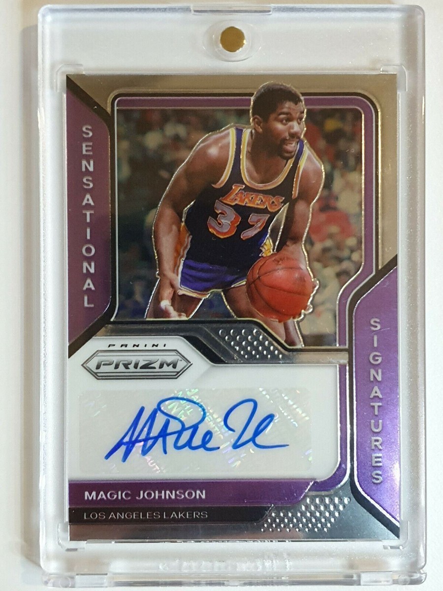 2020 Prizm Magic Johnson Auto Sensational Signatures Autograph