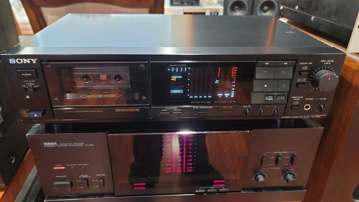 Sony TC-RX80 Black Cassette Deck | eBay