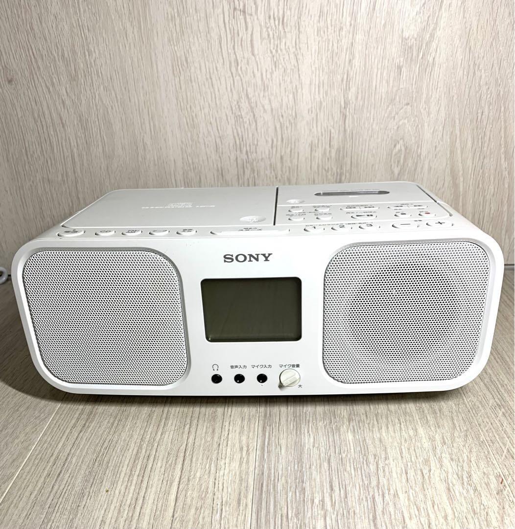 Sony CD Radio Cassette Recorder Cfd-s401 White Japan IMPORT for