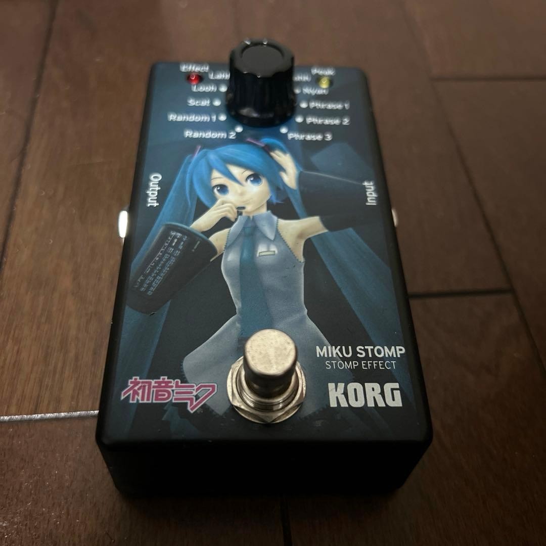 KORG Miku sing in the guitar Compact effector MIKU STOMP from