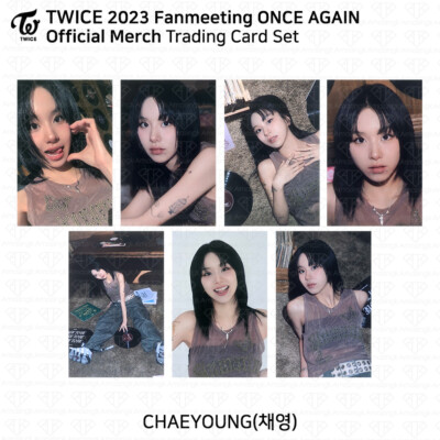 TWICE 8th Anniversary ONCE AGAIN Fanmeeting Pop up MD Trading Card