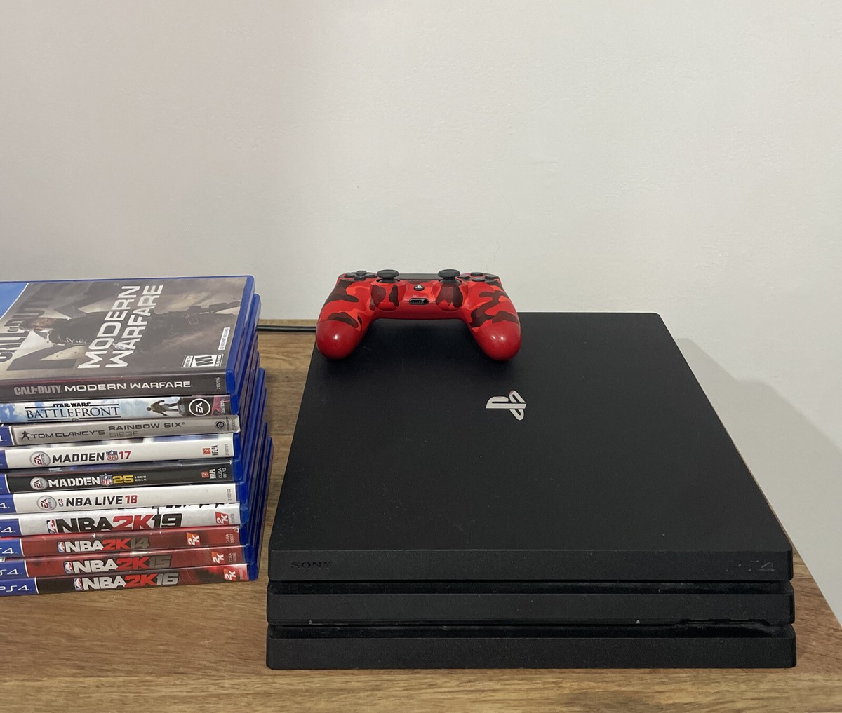 Sony PlayStation 4 Pro PS4 Pro - 1TB Console, Controller & Games