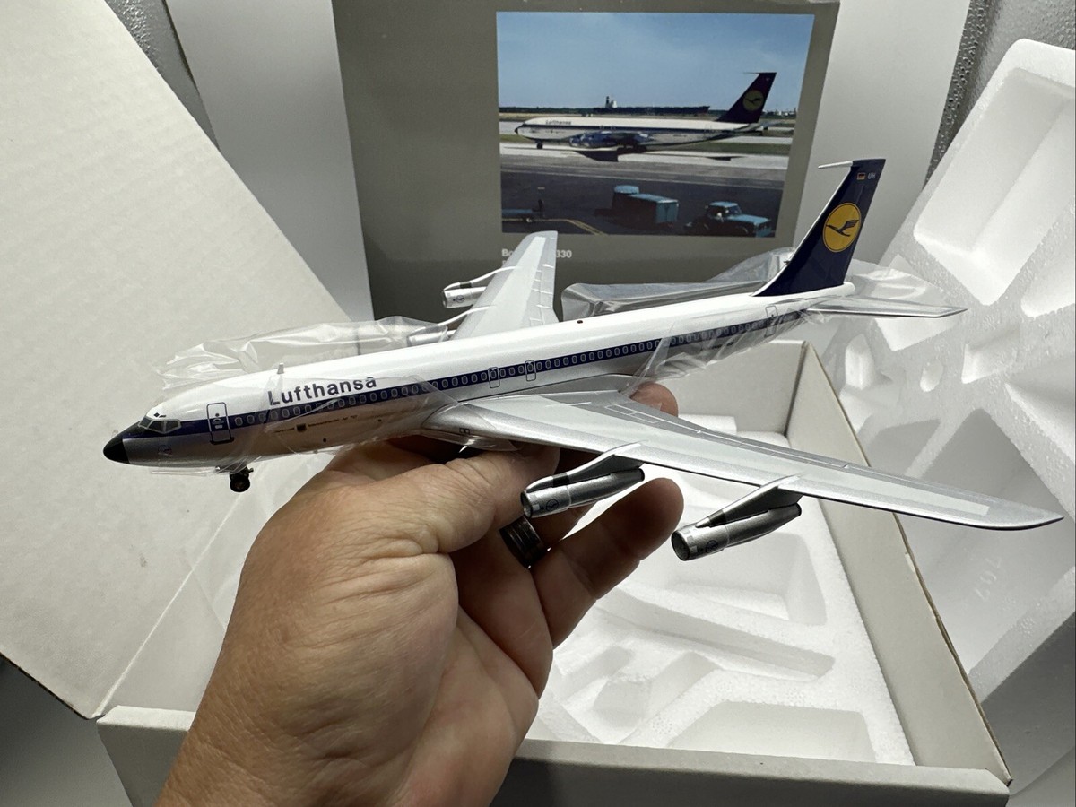 LUFTHANSA D-ABUH DORTMUND BOEING 707-330 INFLIGHT 1:200 SCALE