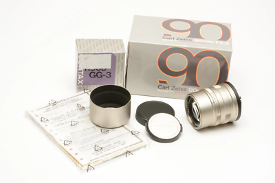 Contax Zeiss Sonnar T* 90mm F2.8 w/GG3 hood, Mint! | eBay