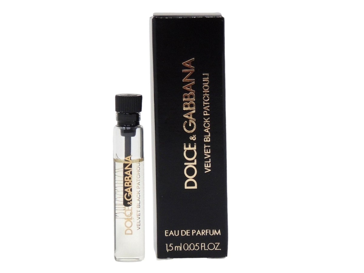 D&G DOLCE & GABBANA VELVET BLACK PATCHOULI EDP 1.5ml x 1 COLOGNE