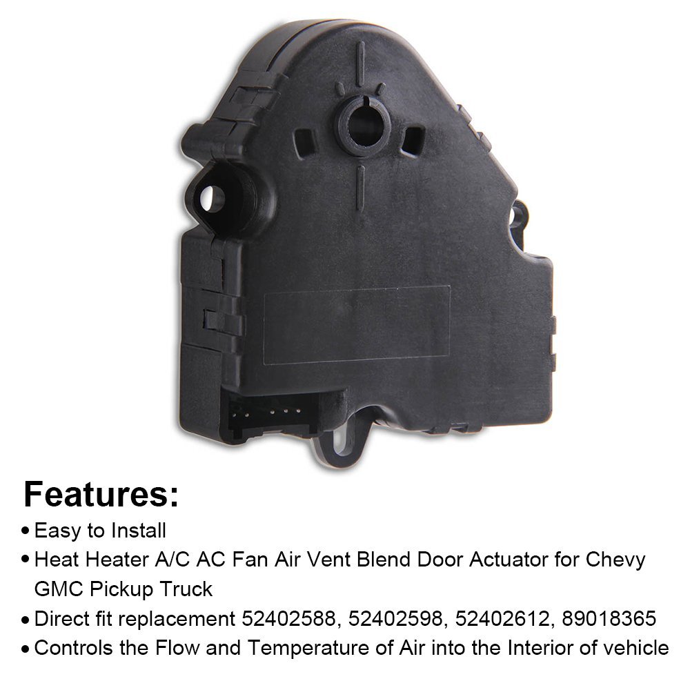 A/C Heater Blend Door Actuator For GM Chevy Silverado 52402588