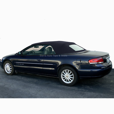 Fits: 2001-2006 Chrysler Sebring, Convertible Top w/Window, Black