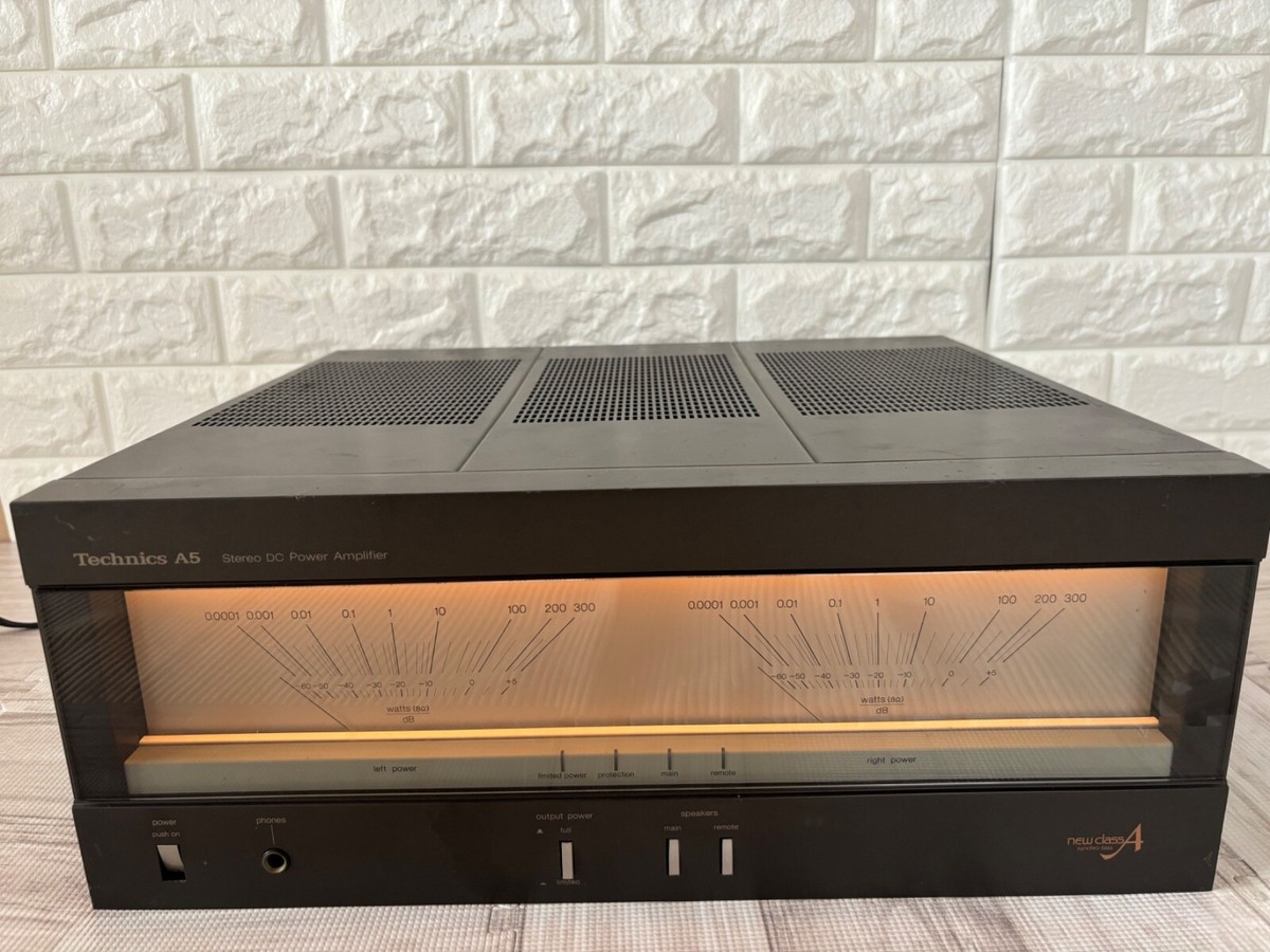 Technics SE-A5 Power Amplifier | 330 W | 2 Channel | Black