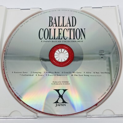 X JAPAN BALLAD COLLECTION CD Album 1997 YOSHIKI HIDE TOSHl