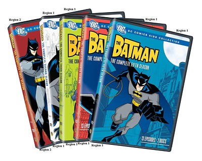 THE BATMAN Season 1 2 3 4 5 Cartoon Network 2004-2008 TV Series