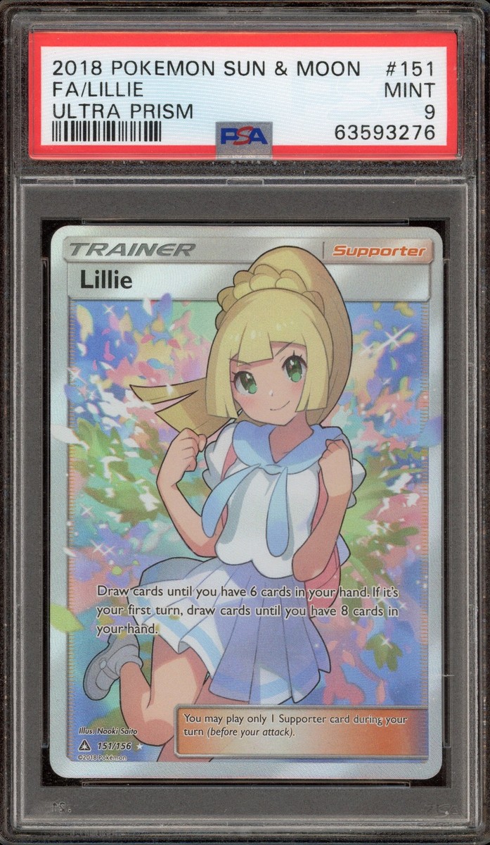 Pokemon Lillie Ultra Prism Full Art #151 PSA 9 Mint | eBay