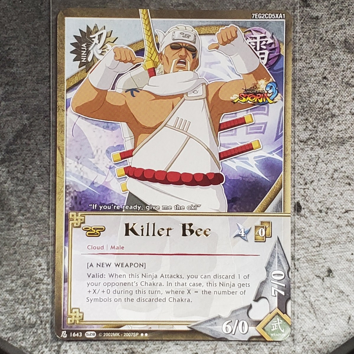 Killer Bee [A New Weapon] 1643 Rare S28 Ultimate Ninja Storm 3