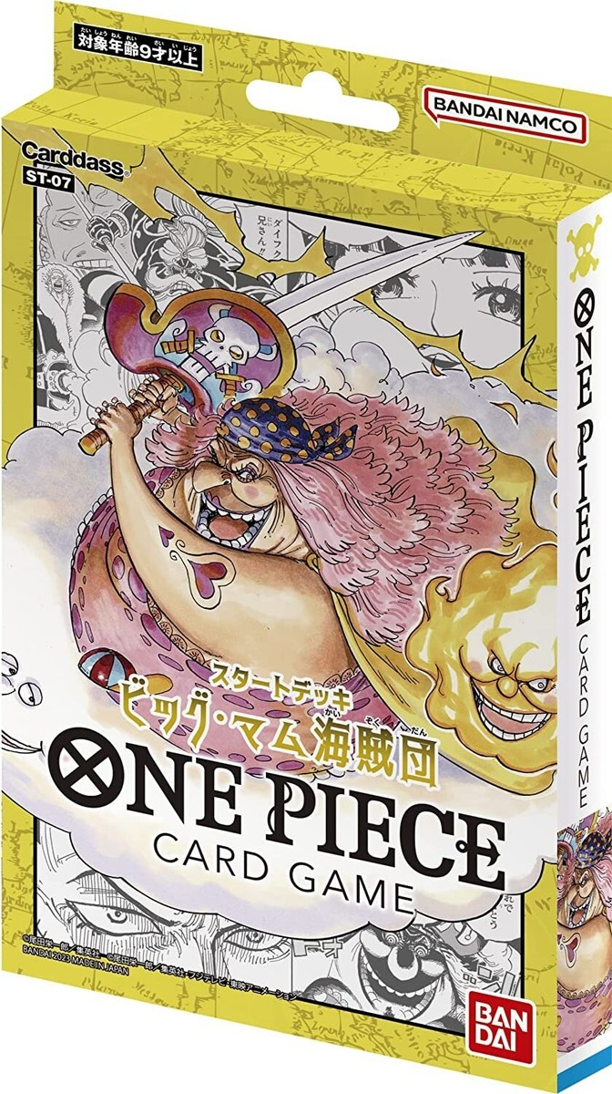 ONE PIECE ST-07 Card Game Starter Deck The Big Mom Pirates Box