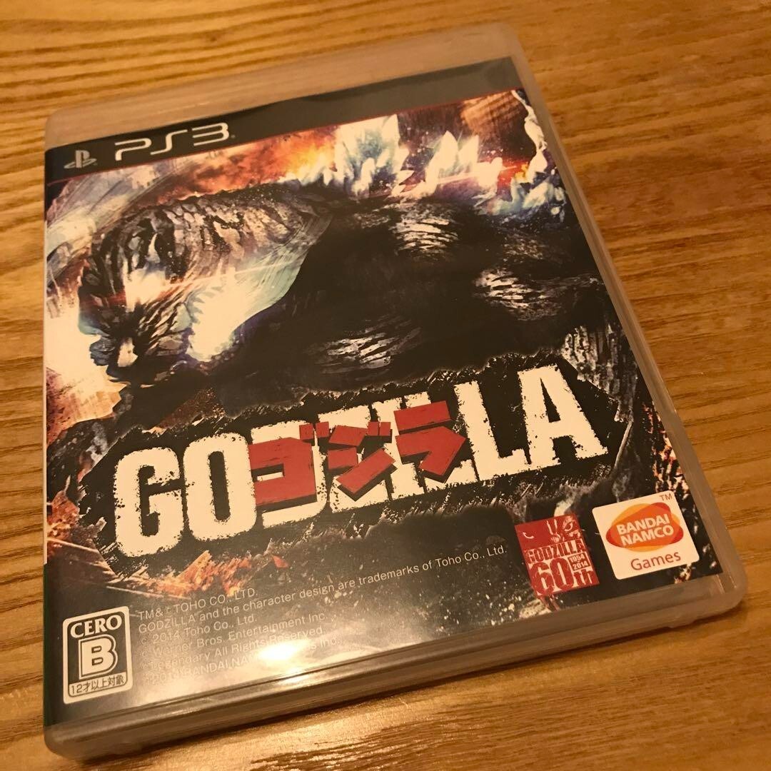 PS3 Playstation 3 Godzilla Bandai namco entertainment Box with