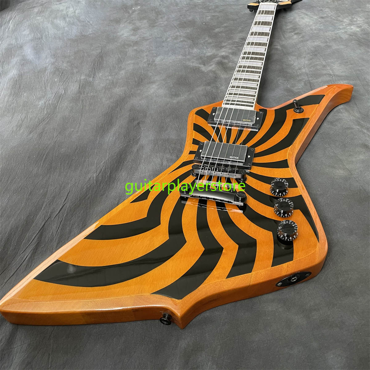 Wylde Zakk Explorer Buzzsaw Electric Guitar Solid Body 2H Pickups