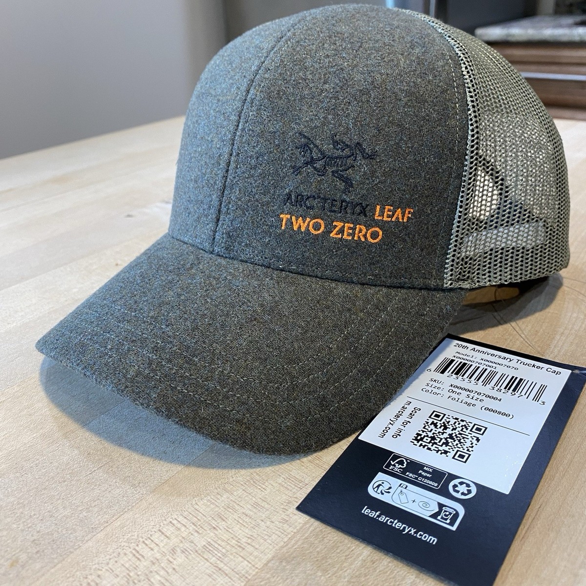 Arcteryx Leaf 20th Anniversary Trucker Hat - New With Tags