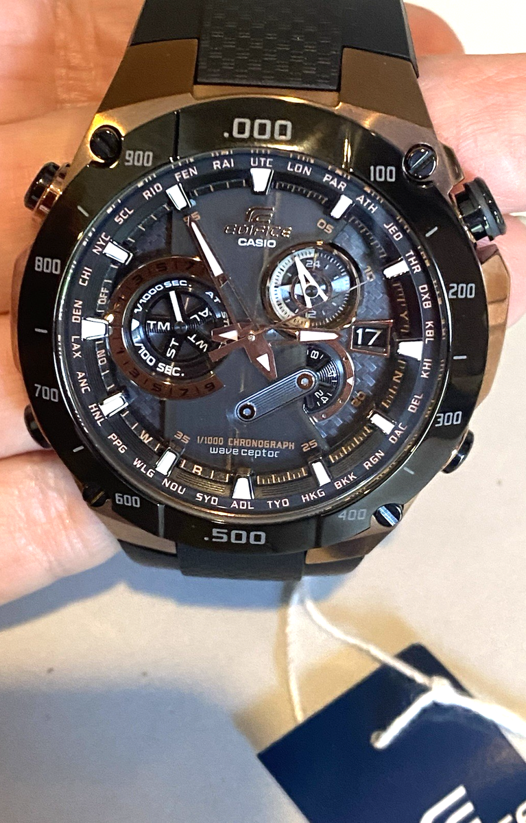 NEW! CASIO EDIFICE EQW-M1100 (5122) Tough Solar Wave Ceptor 52mm