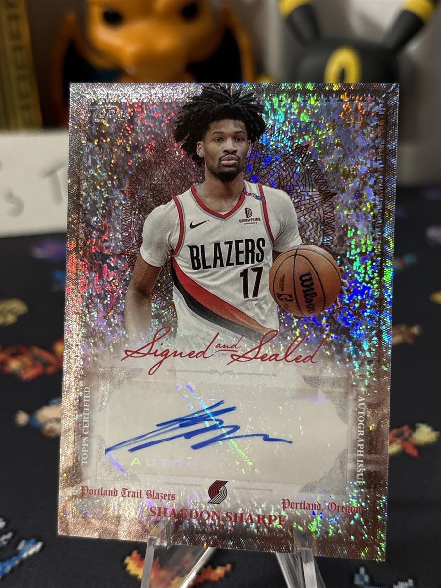 2025-26 Topps - Signed and Sealed Shaedon Sharpe #BSI-SS Holofoil