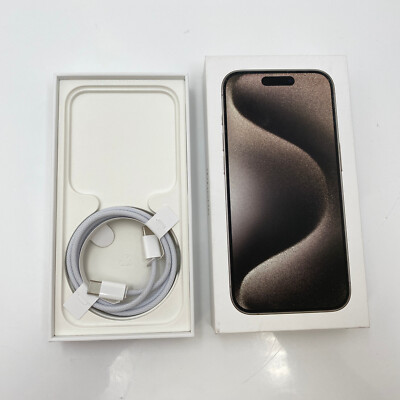 Apple iPhone 15 Pro - 128GB - Natural (Unlocked) - Open Box | eBay
