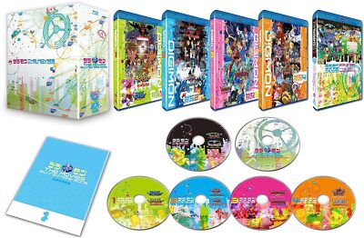 Digimon THE MOVIES Blu-ray 1999-2006 First Press Limited Edition