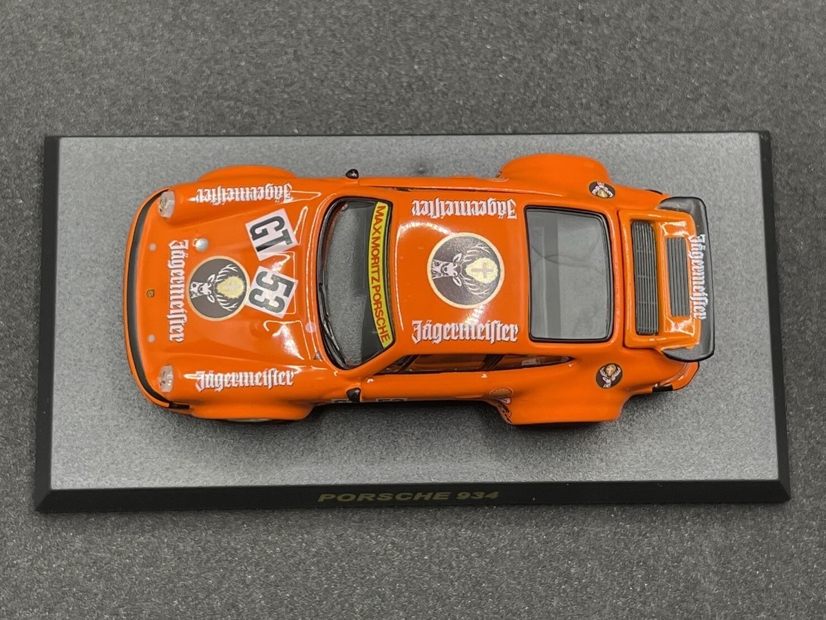 Kyosho 1/64 Jägermeister Porsche 934 #53 '76 Nurburgring diecast
