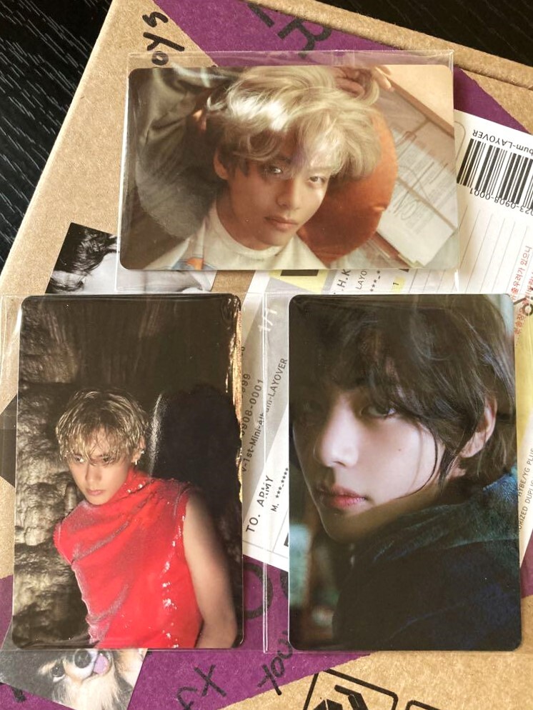 BTS V Taehyung LAYOVER Universal Music JAPAN Lucky Draw Official