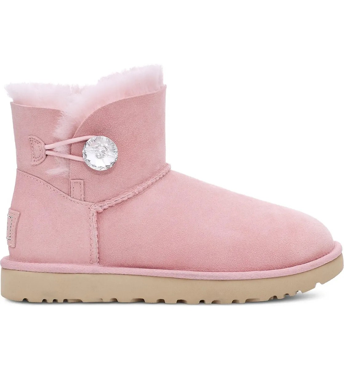 NEW UGG Mini Bailey Button Bling Suede Boot, US 6 | eBay