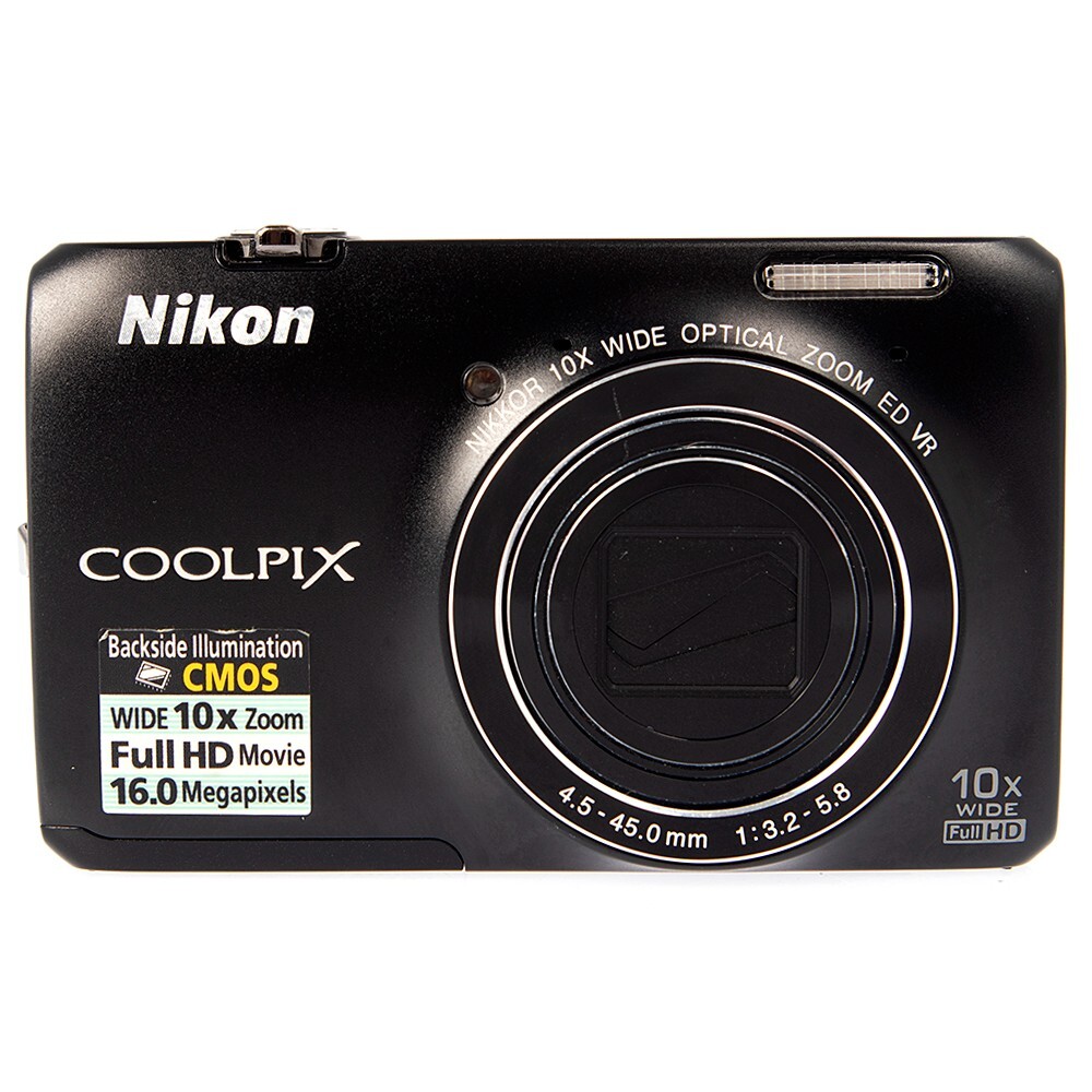 Nikon COOLPIX S6300 Digital Camera 16MP 10x Optical Zoom - Fully