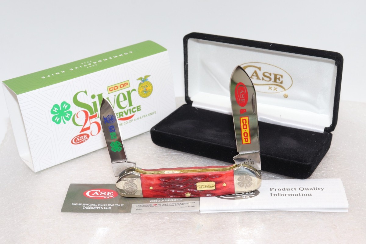 2025 CASE XX USA 4-H FFA CO-OP 25th ANNIV. RED BONE HERITAGE