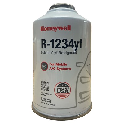 Honeywell R-1234YF Solstice Refrigerant 3 Cans 8oz Motor Vehicle