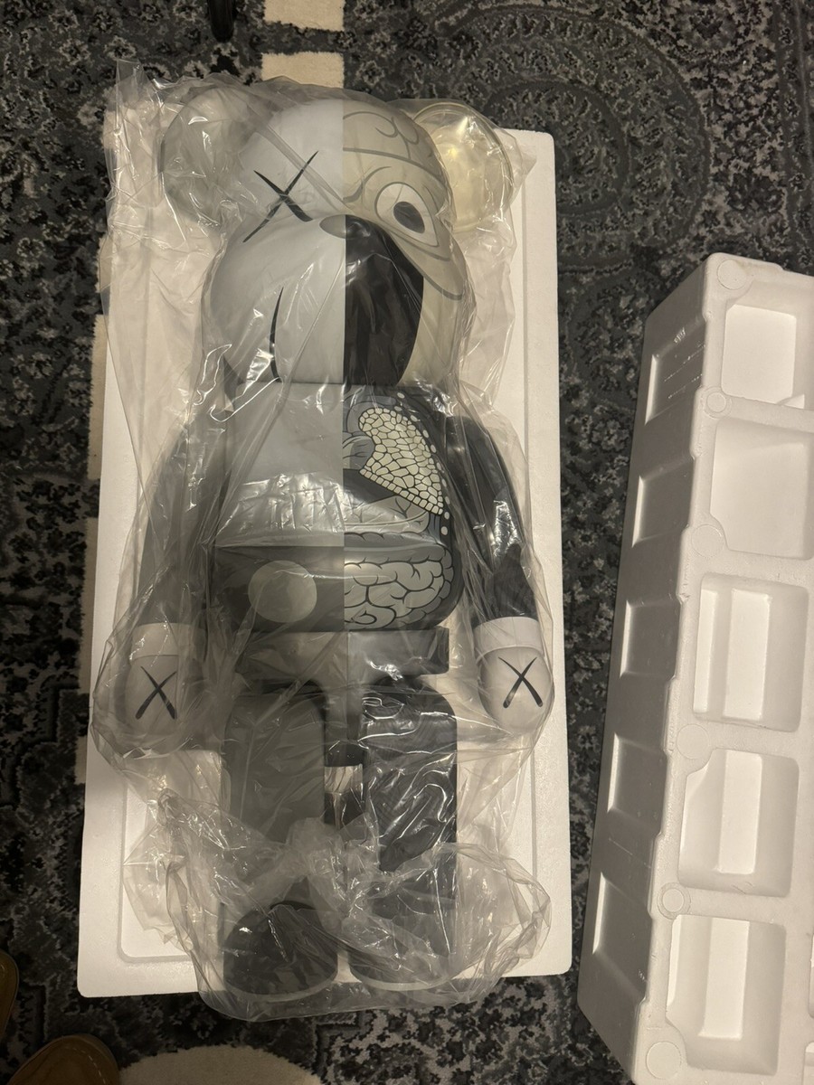Bearbrick Kaws Dissected 1000% Grey | eBay