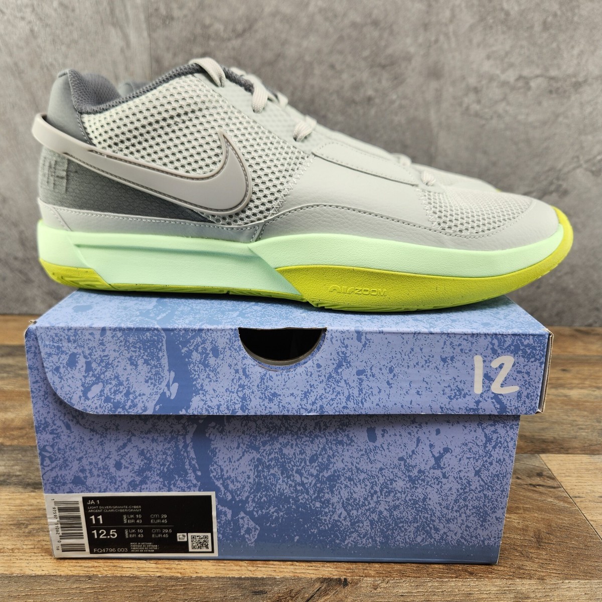 シューズ(男性用) Nike Ja 1 EP Light Silver/Cyber シューズ(男性用