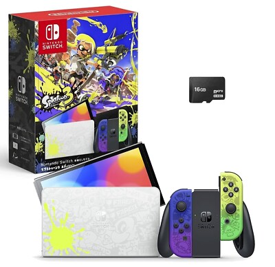 NEW Nintendo Switch OLED 64GB Splatoon Limited Edition Console +