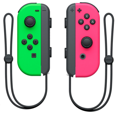 Nintendo Switch Joy-Con Neon Green & Neon Pink Japan NEW | eBay