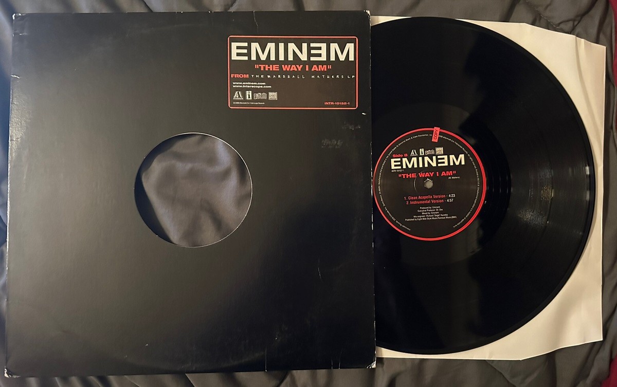The Way I Am SINGLE - Eminem 12” Vinyl Record Used | eBay