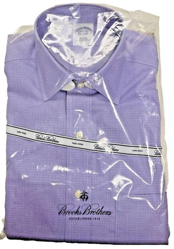 Brooks Brothers Men's XL Non Iron Purple / Violet Long Sleeve
