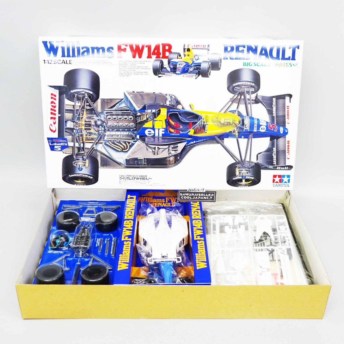 Tamiya 1/12 Williams FW14B Renault #1992 World Champion Plastic