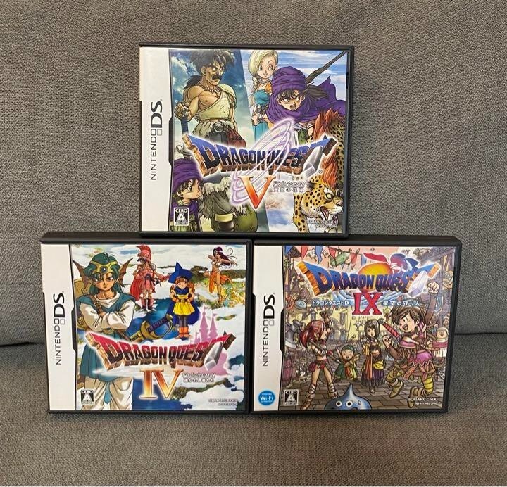 Dragon Quest IV V IX 4 5 9 3Games set Nintendo DS NDS Japanese