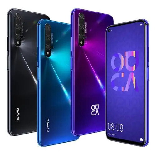 箱無】HUAWEI nova5T 128GB YAL-L21パープル 中古】HUAWEI nova 5T