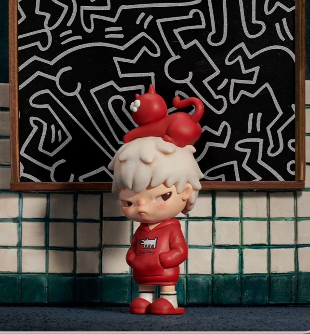 Authentic Hirono X Keith Haring Limited Edition Mini Figure Art