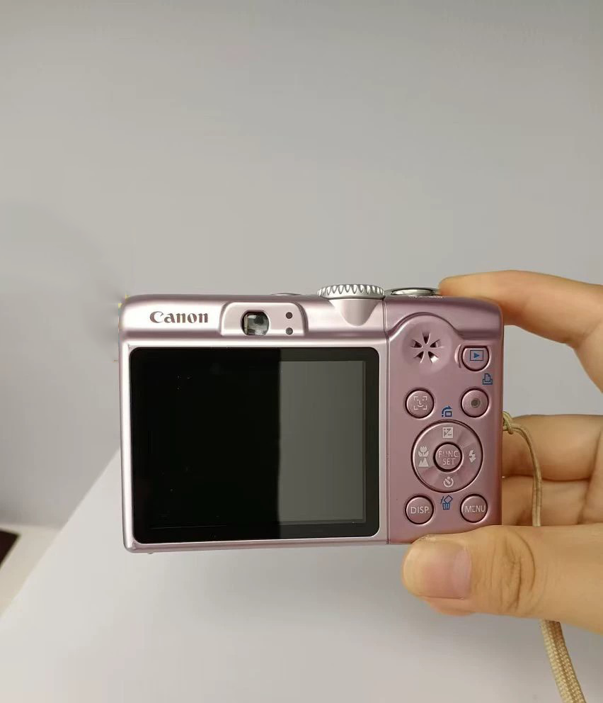Canon PowerShot A1100 IS 12.1 MP Digital Camera - RARE PINK -90