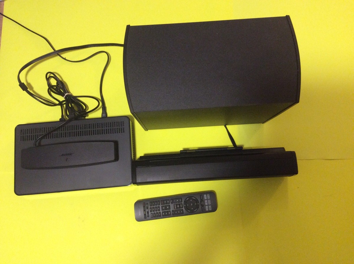 Bose CineMate / SoundTouch 120 Home Theater System Black Wireless