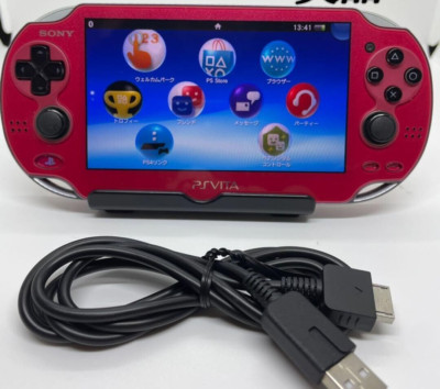 SONY PlayStation PS Vita PCH-1000 ZA03 Cosmic Red Wi-Fi model Exc