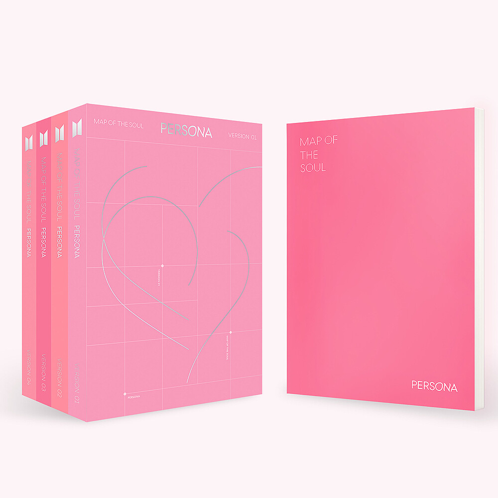 BTS MAP OF THE SOUL : PERSONA Album 4 Ver SET+P.Book+Card+Film+